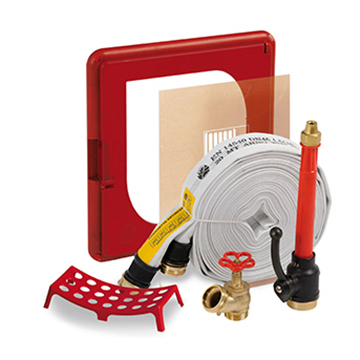 Idrante a muro con <br>portello per interno